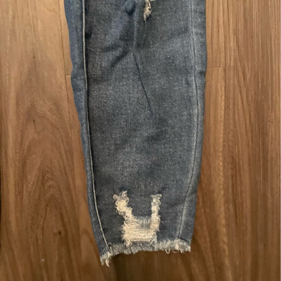 SO Blue Vintage Ankle Skinny High Rise Distressed Jeans size 9 - Picture 3 of 6